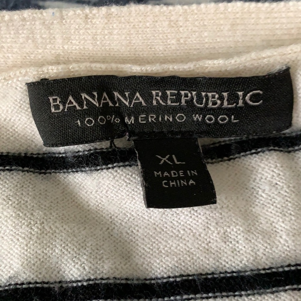 Banana Republic Merino Wool Sweater with Zip Sides